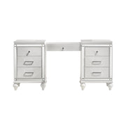 New Classic Furniture Valentino Silver Vanity Table