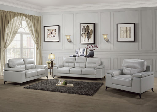 Home Elegance Mischa Silver Gray 3pc Living Room Set