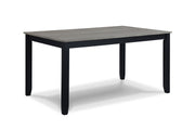 Crown Mark Eloise Light Grey 7pc Dinette Set