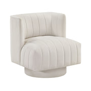 Home Elegance Joyce Beige Swivel Chair