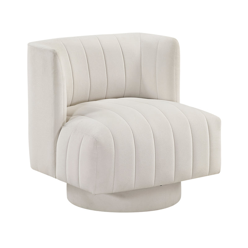 Home Elegance Joyce Beige Swivel Chair