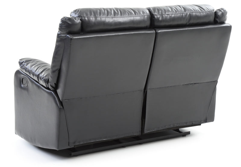 Glory Furniture Ward Pearl Faux Leather Double Reclining Love Seat
