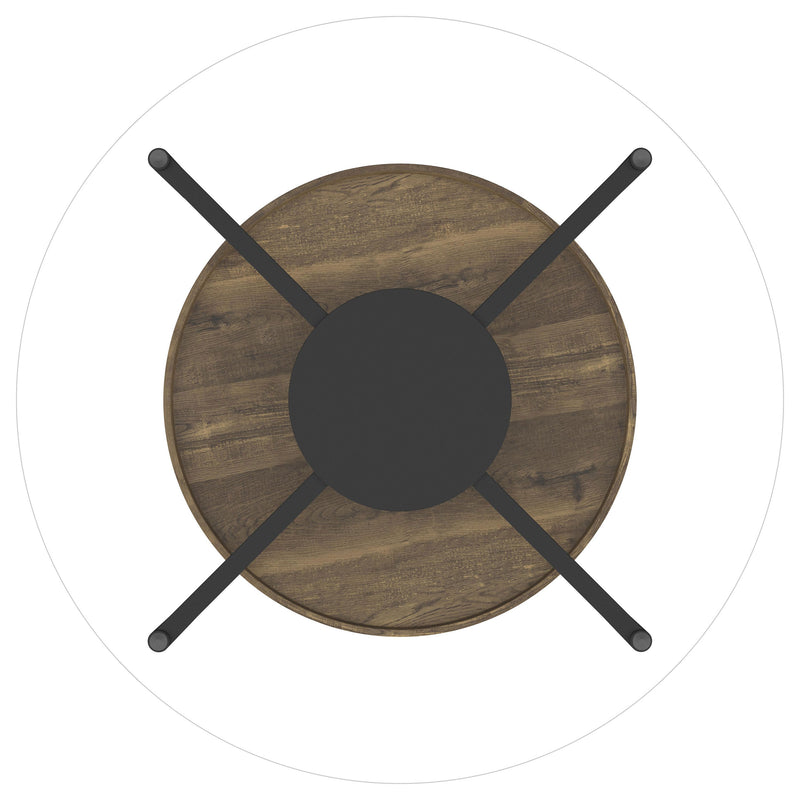 Coaster Furniture Delfin Brown Coffee Table