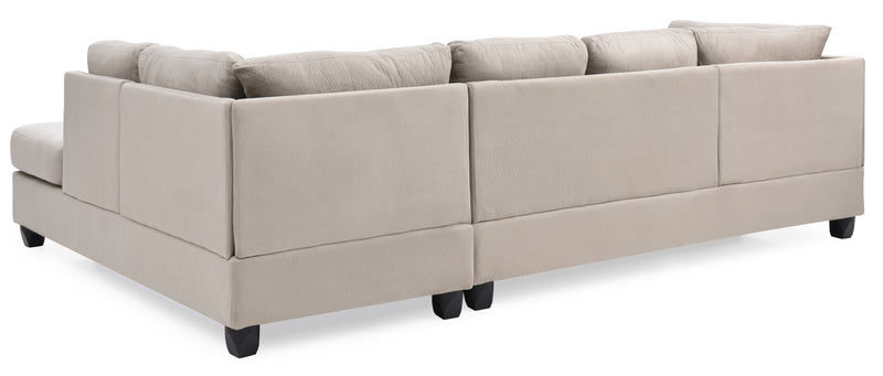 Glory Furniture Malone Mocha Sectional