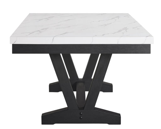 Crown Mark Vance Faux Marble Dining Table
