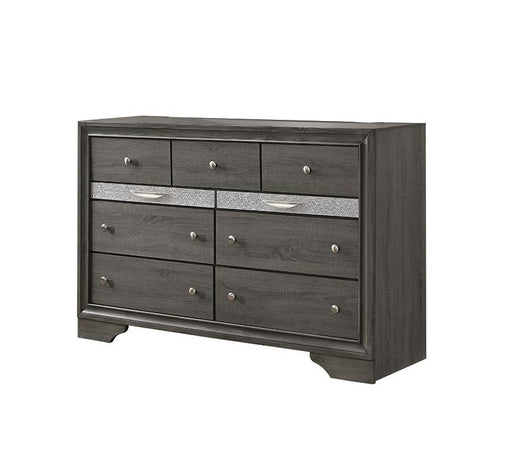 Galaxy Home Matrix Gray Wood Dresser