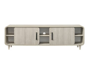 Crown Mark Nyomi White TV Stand