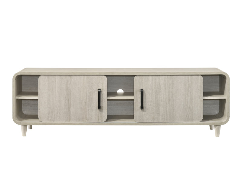 Crown Mark Nyomi White TV Stand
