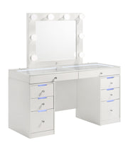 Crown Mark Luxo White Vanity SET with LED