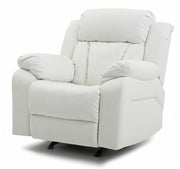 Glory Furniture Daria White Rocker Recliner