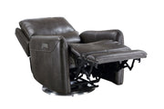 Steve Silver Athens Charcoal 360 Swivel Power Recliner