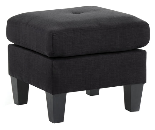 Glory Furniture Newbury Black Fabric Ottoman