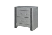 Global Furniture Logan Silver Nightstand