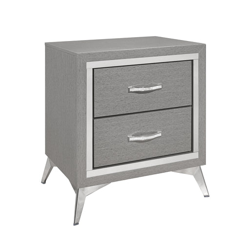 New Classic Furniture Huxley Gray Nightstand