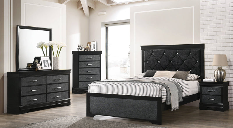 Crown Mark Amalia Black Dresser