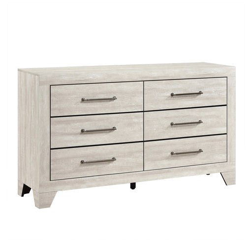 Home Elegance Aspen Dusty Gray Oak Dresser