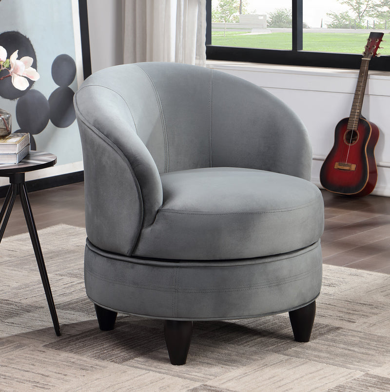 Steve Silver Sophia Blue Velvet Accent Chair