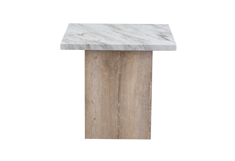 Global Furniture T02 Natural White End Table