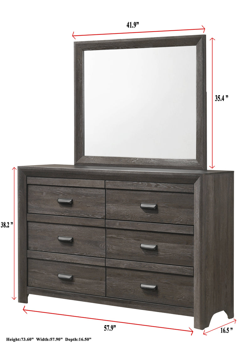 Crown Mark Adelaide Dresser and Mirror