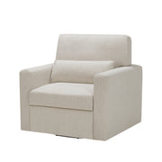 Home Elegance Pompano Gray Swivel Chair