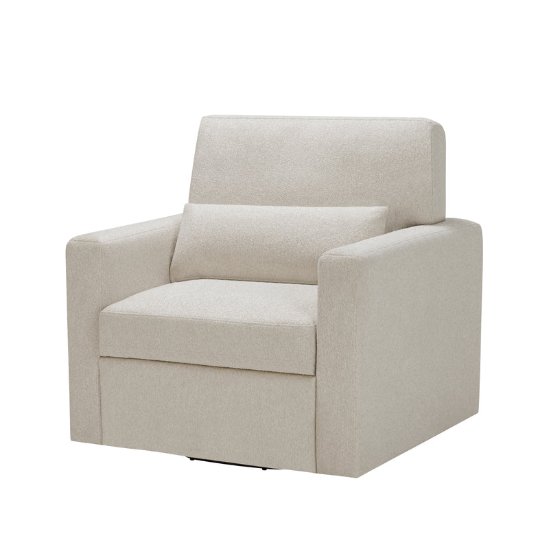 Home Elegance Pompano Gray Swivel Chair