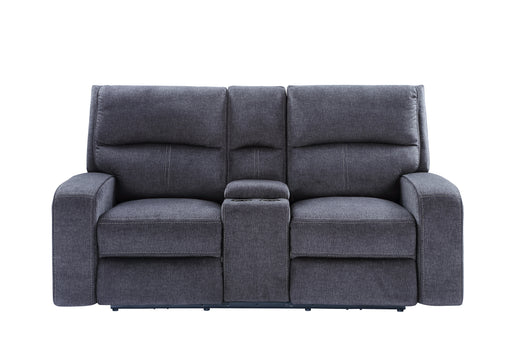 Steve Silver Lovell Charcoal Power Console Loveseat