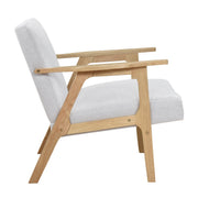Home Elegance Omara Natural Beige Accent Chair
