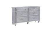 Galaxy Home Mystic Silver Dresser and Mirror