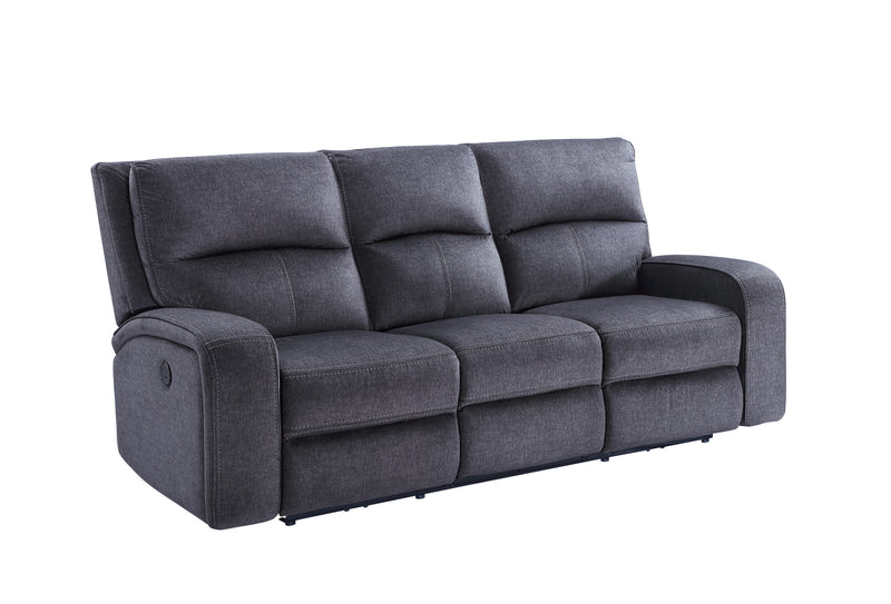 Steve Silver Lovell Charcoal Power Sofa