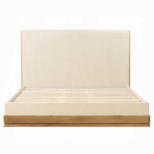 Acme Furniture Zoey Cream Oak King Bed