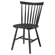 2 Coaster Furniture Hollyoak Black Dining Side Chairs