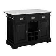 Steve Silver Aspen Ebony Kitchen Island 3pc Set