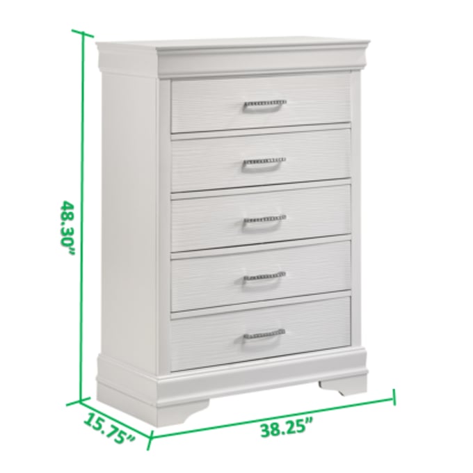 Galaxy Home Brooklyn Gray Drawer Chest
