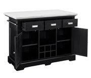 Steve Silver Aspen Ebony Kitchen Island