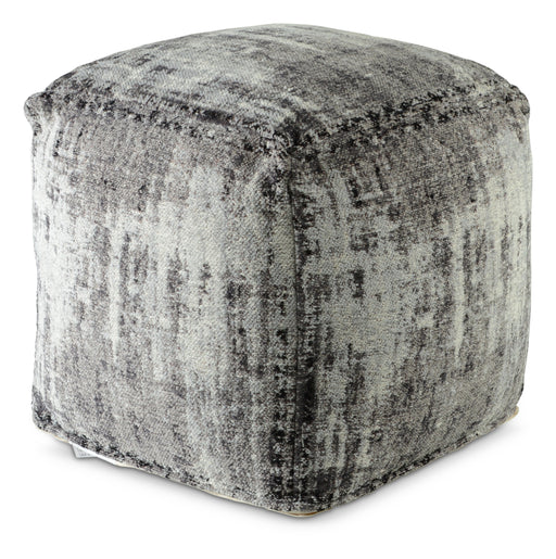 Steve Silver Hazel Gray Square Pouf