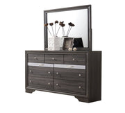 Galaxy Home Matrix White Wood Mirror