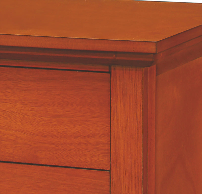 Glory Furniture Hammond Yellow 3 Drawers Nightstand