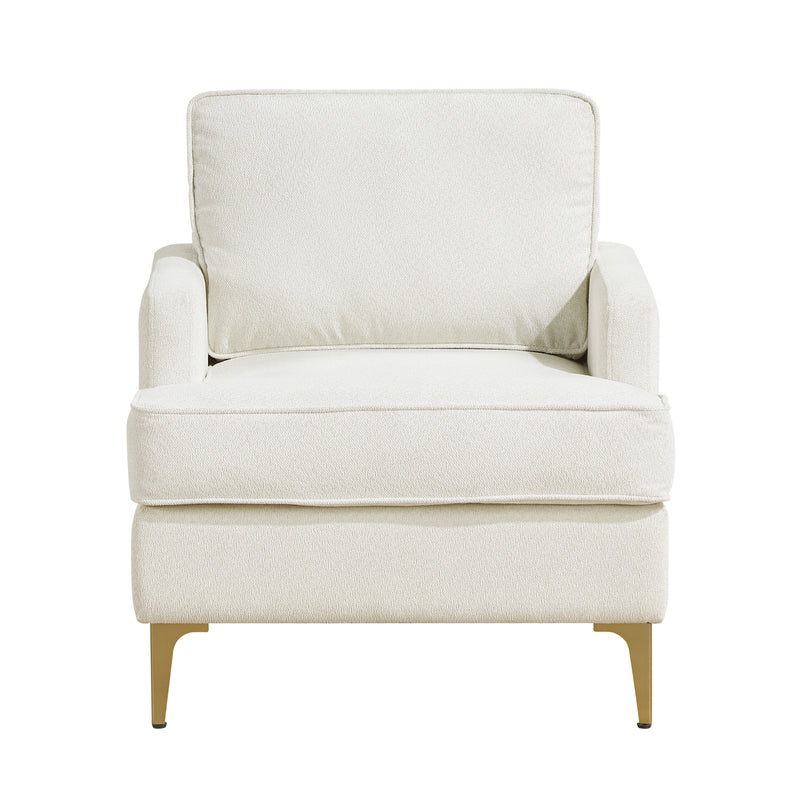 Home Elegance Colette Beige Accent Chair