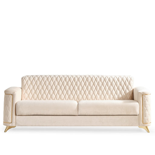 Galaxy Home Luna Ivory Sleeper Sofa