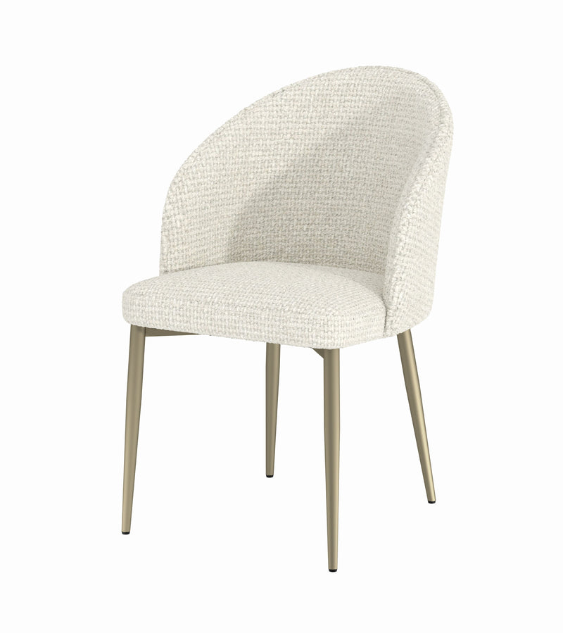 2 Acme Furniture Cora White Side Chairs