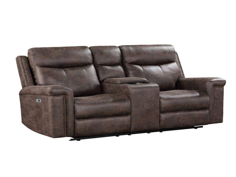 New Classic Furniture Quade Mocha 3pc Power Living Room Set