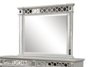 Galaxy Home Symphony Silver Dresser and Mirror