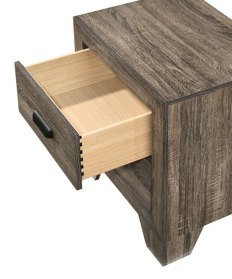 Crown Mark Millie Grey Night Stand
