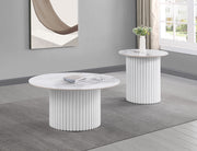 Coaster Furniture Rowena White End Table