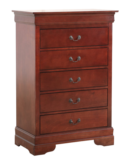 Glory Furniture Louis Phillipe Cherry Chest