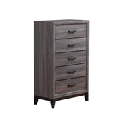 Global Furniture Kate Foil Grey Drawer Chest