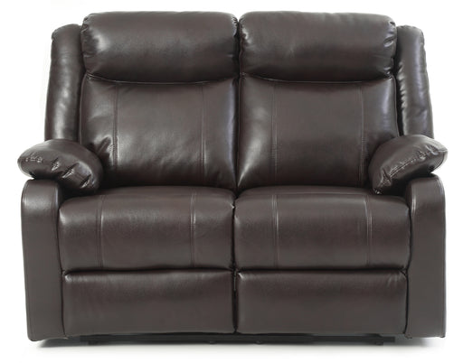 Glory Furniture Ward Pearl Faux Leather Double Reclining Love Seat