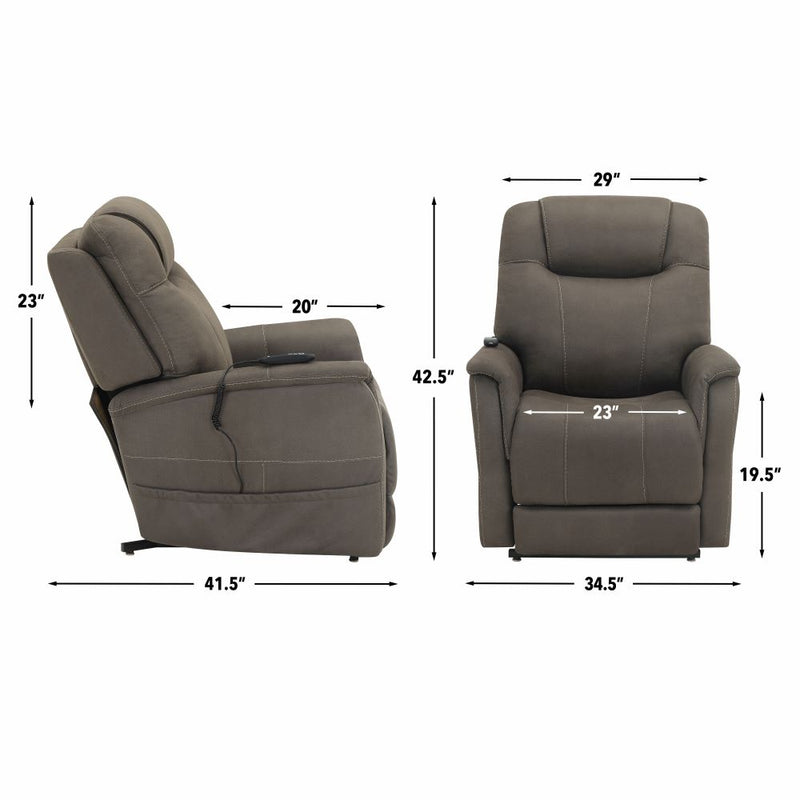 Steve Silver Thames Walnut Power Headrest Lift Chair