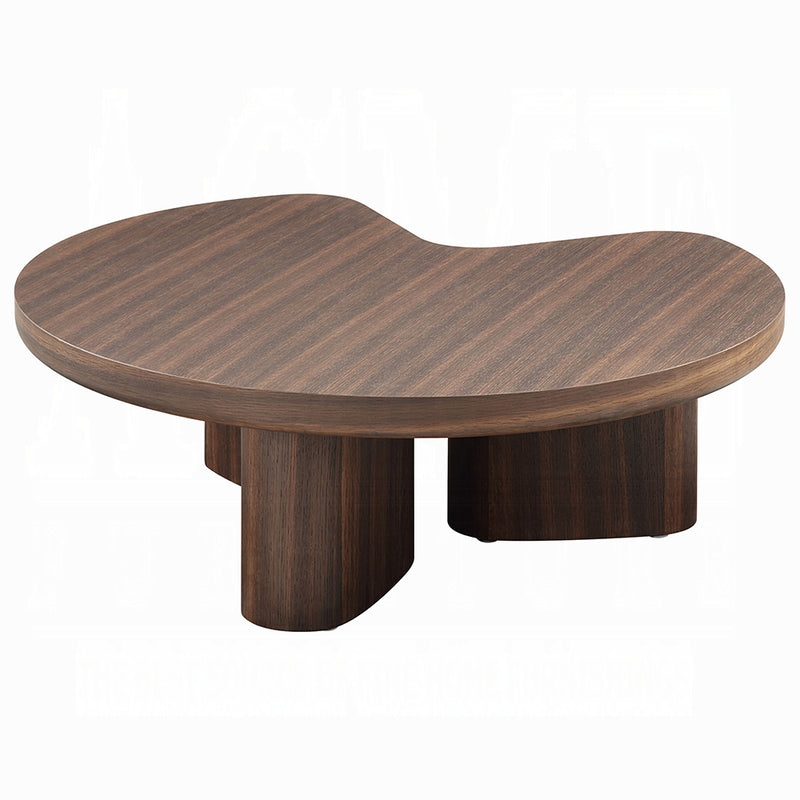 Acme Furniture Yoab Smoked Oak Light Gray Coffee Table