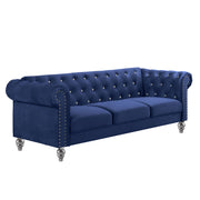 New Classic Furniture Emma Royal Blue 2pc Living Room Set
